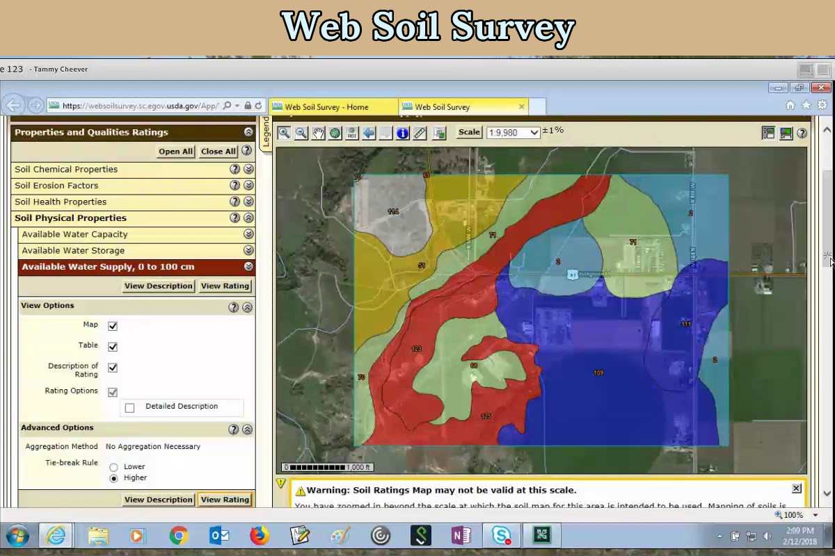 Web Soil Survey - A Tool for Your Working Land, Soil Data & Map Units